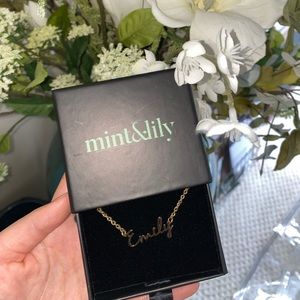 Mint & Lily “Emily” gold necklace
